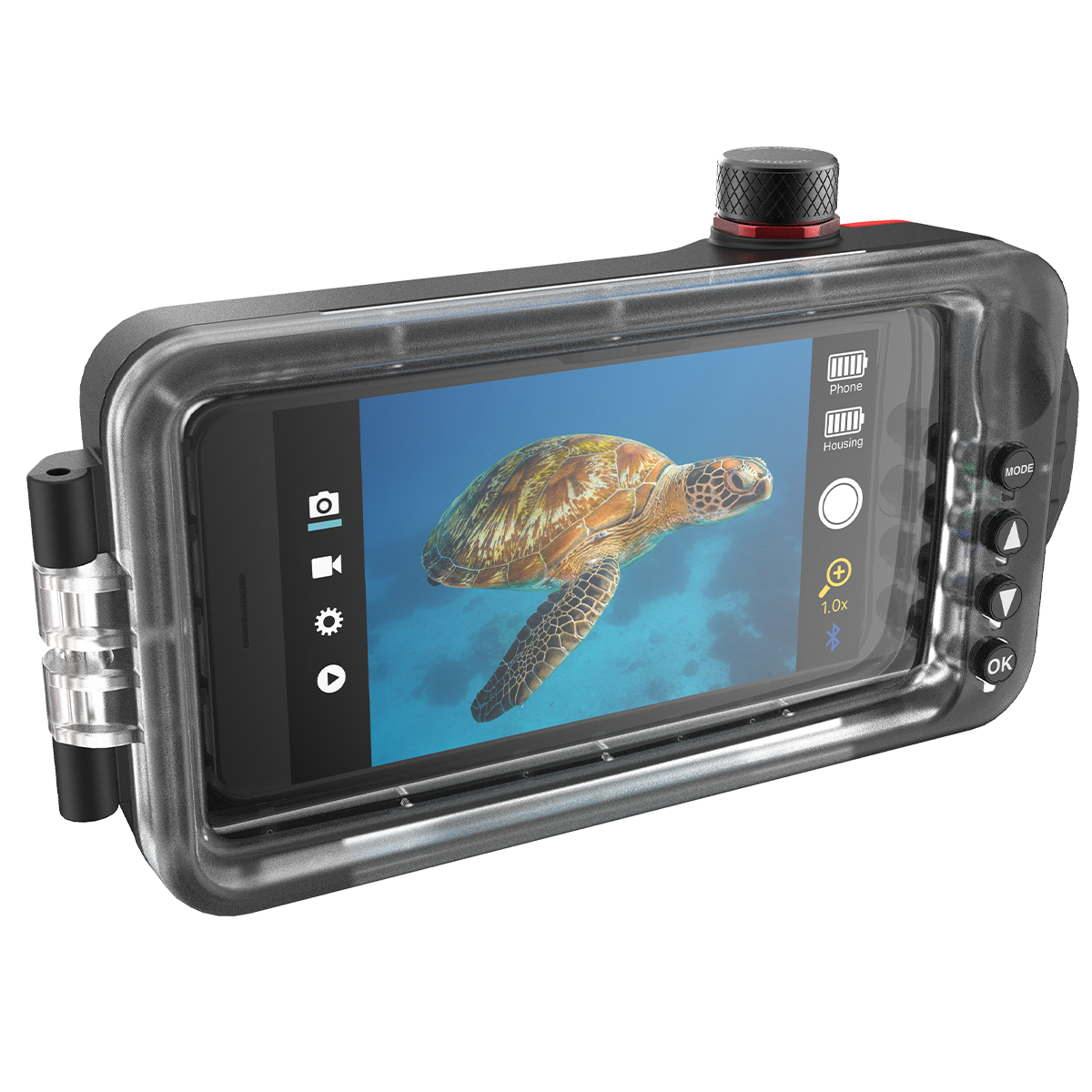 Alomejor Waterproof Phone Case Underwater Photography Phone Housing for  Diving Swimming Surfing Water Sports